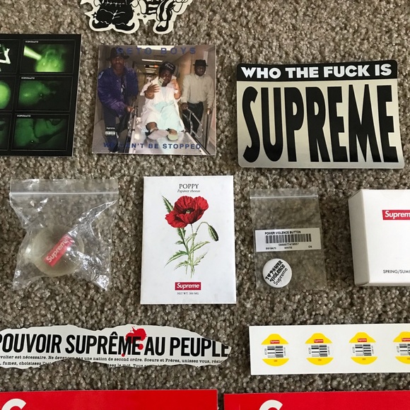 Supreme Sticker & Accessory Combo Pack - Picture 2 of 3